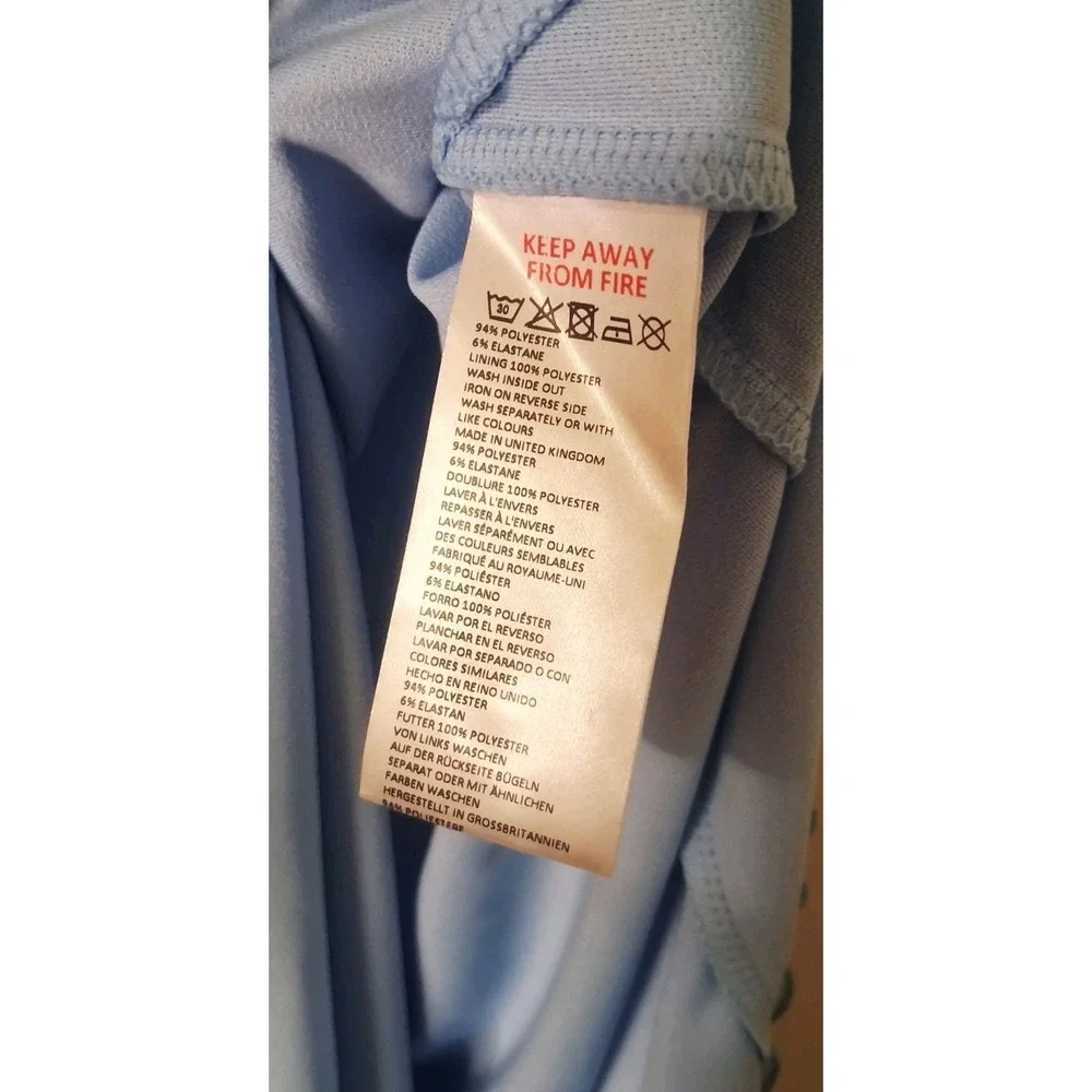 Urban Outfitters Samara Mesh Strapless Midi Dress Blue / Women's Size‎ M NWOT - Picture 7 of 8